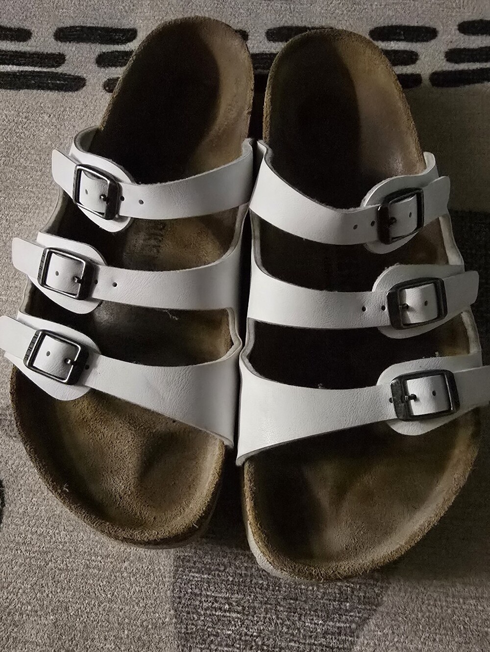 Birkenstock Florida White Sandals